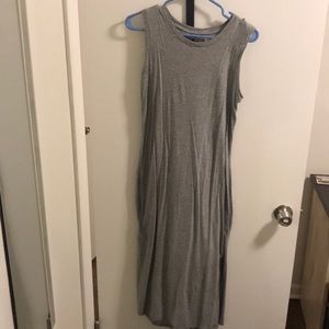 Women’s long grey dress